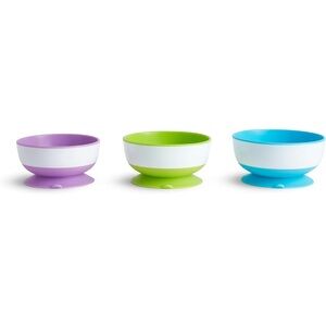 Munchkin Stay Put Suction Bowls for Baby and Toddler 3 pack